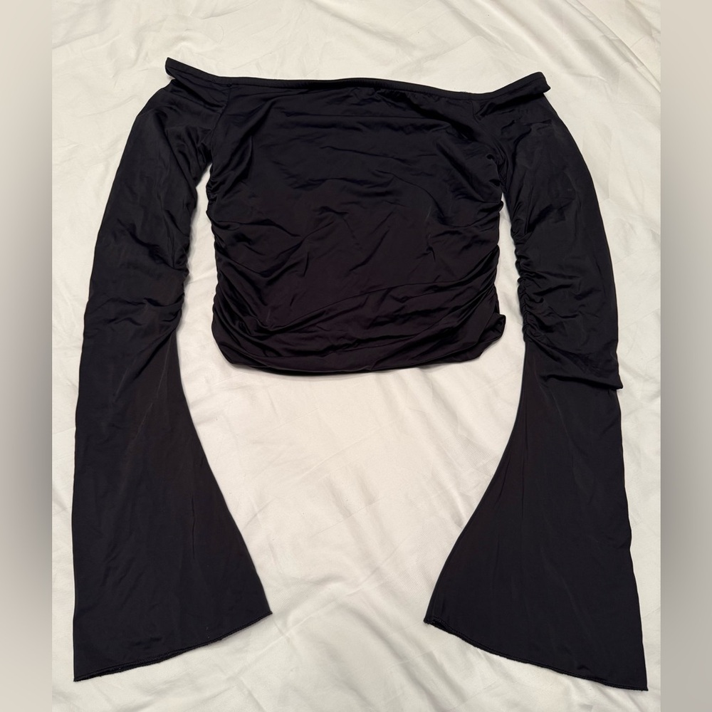 Edikted Black Long Sleeve Top